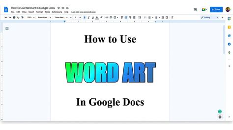 how to do word art on google docs and explore the history of typography