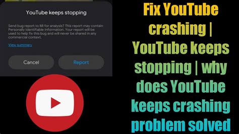 Why Does YouTube Music Keep Crashing: A Detailed Analysis